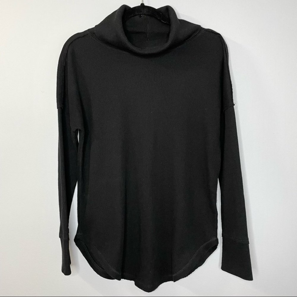 Anthropologie Maeve Ainsley Thermal Turtleneck Top - Picture 2 of 7